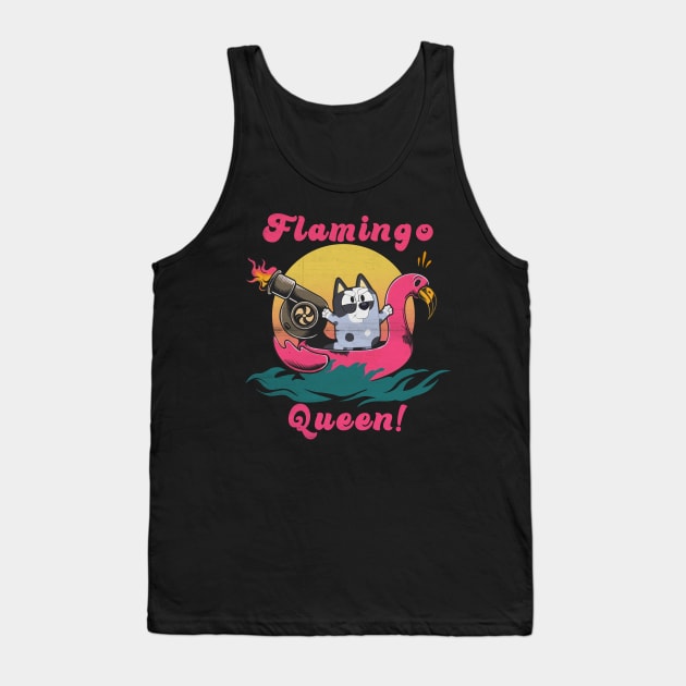 flamingo queen vintage Tank Top by BigM89